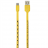 Hama Kábel micro USB Meter 1m žltý