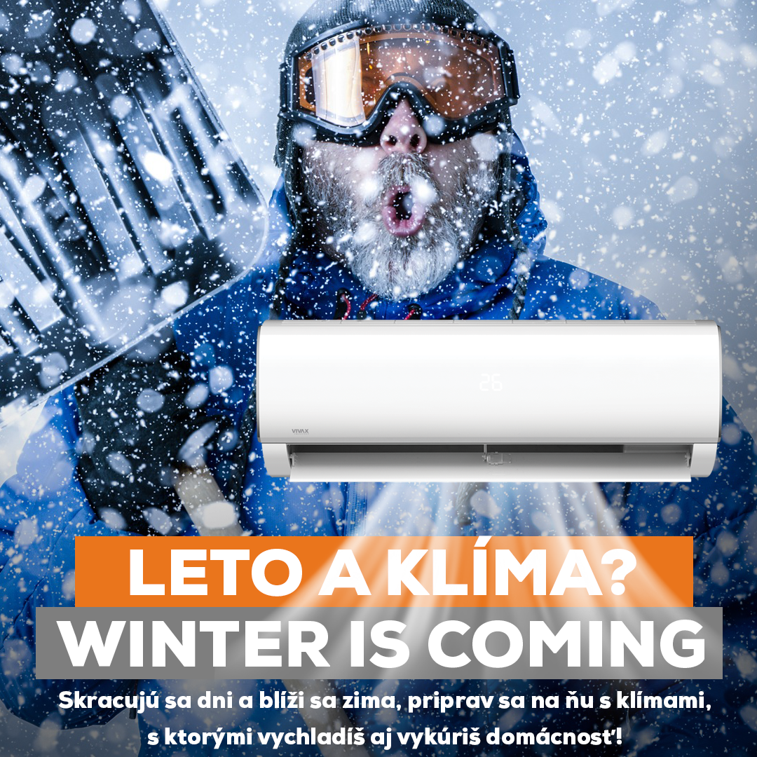 Pripravte sa na zimu už počas leta. Vďaka klimatizáciám s tepelným čerpadlom ušetríte za energiu. 
