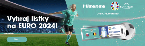 Kúp si spotrebič Hisense a vyhraj lístky na EURO 2024