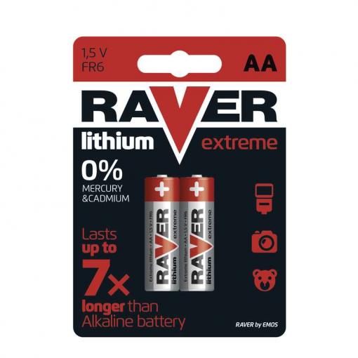 Raver FR6 (AA) 2ks - Batérie líthiové