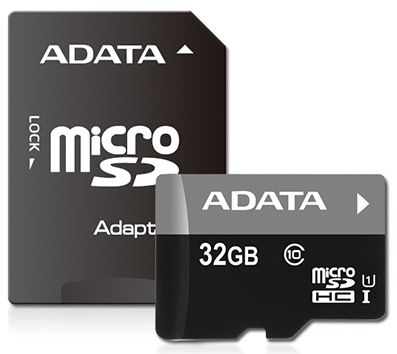ADATA Premier MicroSDHC 32GB UHS-I Class 10 - Pamäťová karta + adaptér