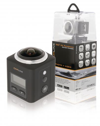 Camlink CL-AC360 - Full HD Action Camera 2K Wi-Fi / Microphone Black