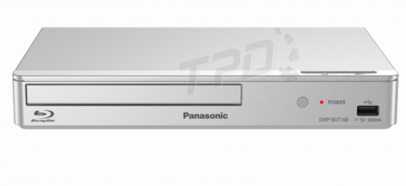 Panasonic DMP-BDT168EG-S strieborný vystavený kus - 3D Blu-Ray prehrávač