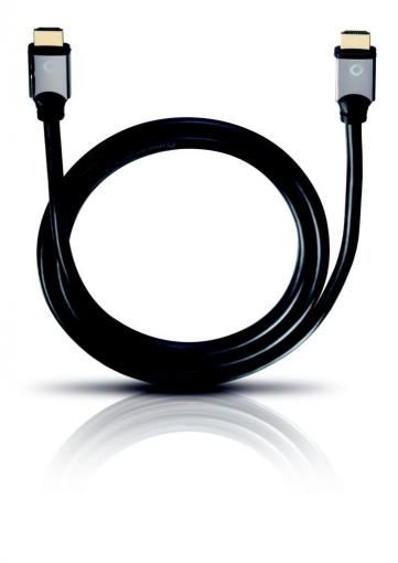 Oehlbach Black Magic HDMI Cable w. Ethernet 0,75m - Prepojovací kábel