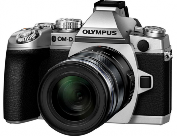 Olympus E-M1 strieborný +12-50 mm f/3.5-6.3 EZ - Digitálny fotoaparát