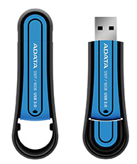 ADATA Superior S107 - USB kľúč 32GB modrý (vode a nárazom odolný)