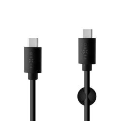 FIXED kábel USB-C to USB-C PD 1m čierny