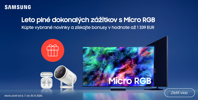 Leto plné dokonalých zážitkov s Micro RGB 