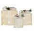 Emos LED darčeky biele s ozdobou, 3 veľkosti, teplá biela