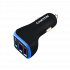 Canyon 2x USB-A, 1xUSB-C 18W PD fialovo-čierny