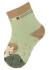 STERNTALER Ponožky protišmykové na lozenie Lev a Les ABS 2ks v balení zelená chlapec veľ. 18 6-12m