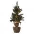 Emos LED vianočný stromček 52cm, 3xAA, vnútorný, teplá biela, časovač