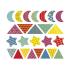 Janod Janod Stickers Samolepky Geometrické tvary 150 ks