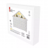 Emos LED adventný kalendár drevený, 35x33cm, 2x AA, vnútorný, teplá biela, časovač poškodený obal, tovar ok