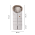 PETITE&MARS Fusak 4v1 Arctic Rose Petal