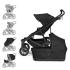 THULE Kočík Urban Glide 4-wheel Black/Black set XL