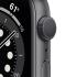 Apple Watch Series 6 GPS, 44mm Space Gray Aluminium Case with Black Sport Band