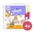 4x BELLA HAPPY Plienky jednorazové 2 Mini (3-6 kg) 78 ks - BIG PACK