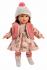 Llorens Llorens 54039 SOFIA - realistická bábika s mäkkým látkovým telom  - 40 cm