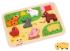 Janod Janod Drevené vkladacie puzzle pre najmenších Farma Chunky