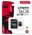 Kingston Canvas Select MicroSDHC 16GB Class 10 UHS-I (r80MB,w10MB)