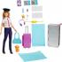 Mattel Mattel Barbie Lietadlo snov s pilotkou GJB33