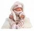 Llorens Llorens 73882 NEW BORN DIEVČATKO- realistická bábika bábätko s celovinylovým telom - 40 c