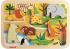 Janod Janod Drevené vkladacie puzzle pre najmenších ZOO Chunky