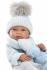 Llorens Llorens 84337 NEW BORN CHLAPČEK - realistická bábika bábätko s celovinylovým telom - 43