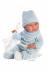 Llorens Llorens 73859 NEW BORN CHLAPEČEK - realistická bábika bábätko s celovinylovým telom - 40cm