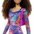 Mattel Mattel Barbie Modelka - dúhové marble šaty