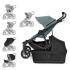 THULE Kočík Urban Glide 4-wheel Mid Blue/Black set XXL