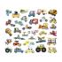 Janod Janod Stickers Samolepky Dopravné prostiedky 200 ks
