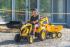 Falk Falk Šliapací traktor 2086W Komatsu s bagrom a Maxi vyklápacím prívesom - žltý