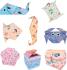 Janod Janod Atelier Sada Mini Origami papierové skladačky Magický oceán