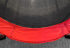 G21 Trampolína s ochrannou sieťou + schodíky, 305 cm, červená