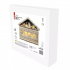 Emos LED adventný kalendár drevený 40x50cm, 2xAA, vnútorný, teplá biela, časovač
