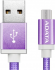 ADATA pletený micro USB kábel 1m fialový