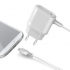 Celly nabíjačka s konektorom microUSB, 1A, biela, blister (TCMICROW)