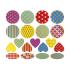 Janod Janod Stickers Samolepky Geometrické tvary 150 ks