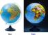 Alaysky's Alaysky's 32 cm RELIEF Cable - Free Globe Physical / Political with Led CZ