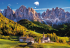 Trefl Trefl Puzzle 1500 - Údolie Val di Funes, Dolomity, Taliansko