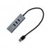 i-Tec Metal USB 3.0 Hub 3-Port + Gigabit Ethernet Adapter