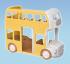 Sylvanian family Sylvanian Families Dvojposchodový škôlkový autobus