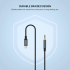 FIXED Link adaptér Lightning na 3.5mm Jack 1.5m space gray