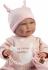 Llorens Llorens 74108 NEW BORN - realistická bábika bábätko so zvukmi a mäkkým látkovým telom - 42