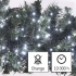 Emos LED vianočná reťaz – ježko 12m, vonkajšia aj vnútorná, studená biela, časovač