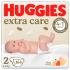 2x HUGGIES® Extra Care plienky jednorazové 2 (3-6 kg) 162 ks