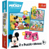 Trefl Trefl Puzzle 2v1 + pexeso - Zoznámte sa s Disney hrdinami