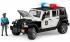 Bruder BRUDER 02526 Jeep Wrangler Polícia s figúrkou
